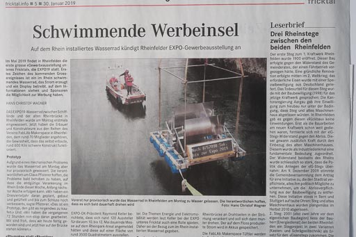 Die Einwasserung